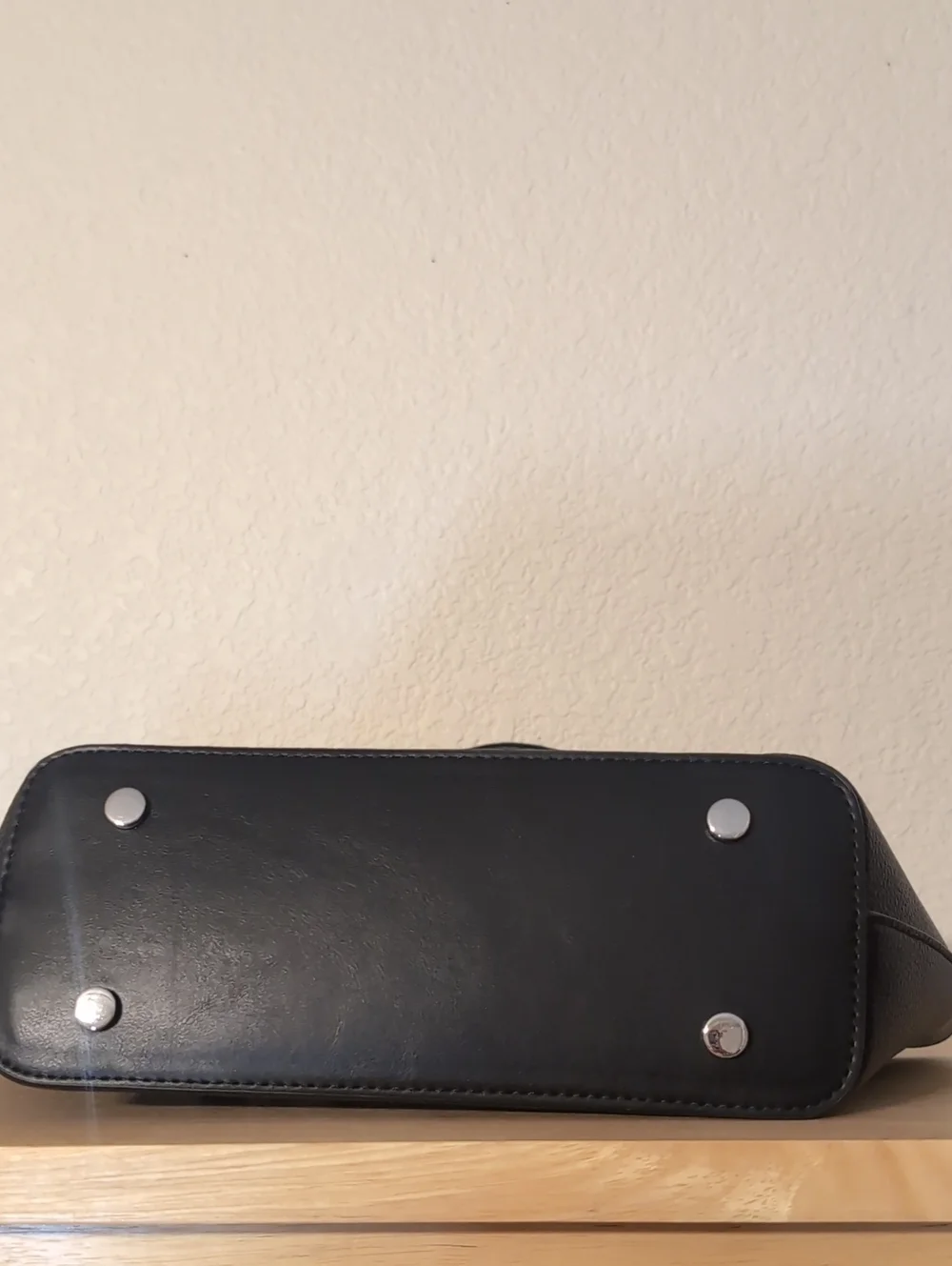 Miztique Classic Black Pebbled Shoulder Bag - Vegan Leather